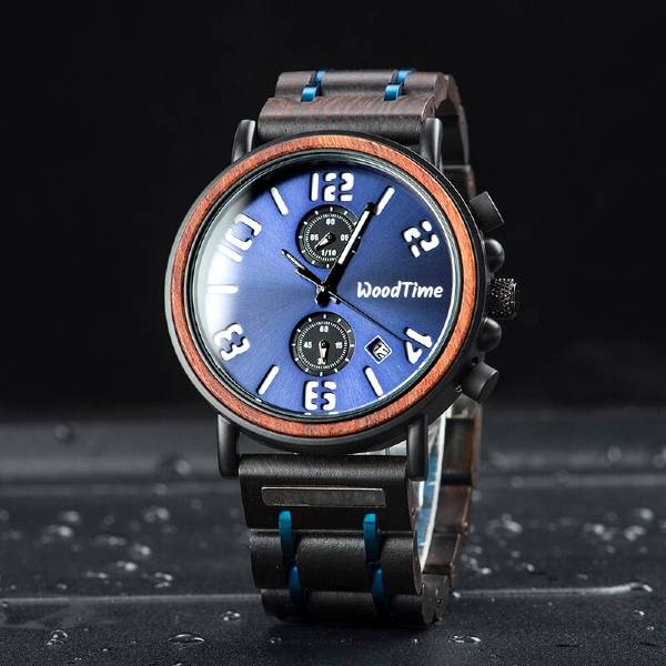 Montre en bois et étanchéité.