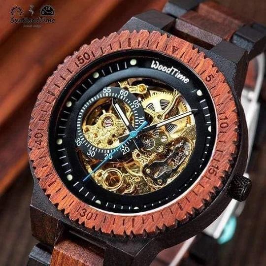 Comment remonter une montre en bois automatique WoodTime