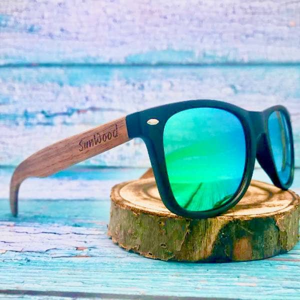 Wootswood-Lunettes de soleil en bois pour femme - Léopard