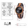 Montres en bois minimalistes couple et unisexe