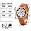Montres en bois minimalistes couple et unisexe