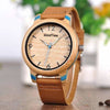 Montres en bois minimalistes couple et unisexe